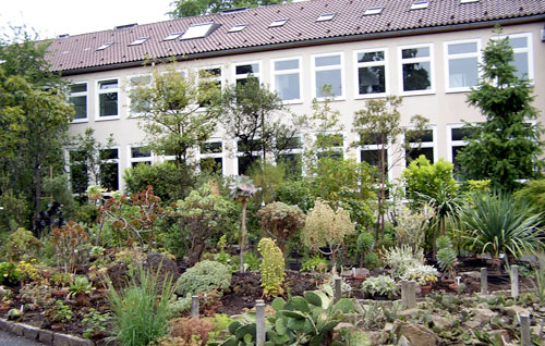 exterior of the old Botanical Garden of University of Göttingen