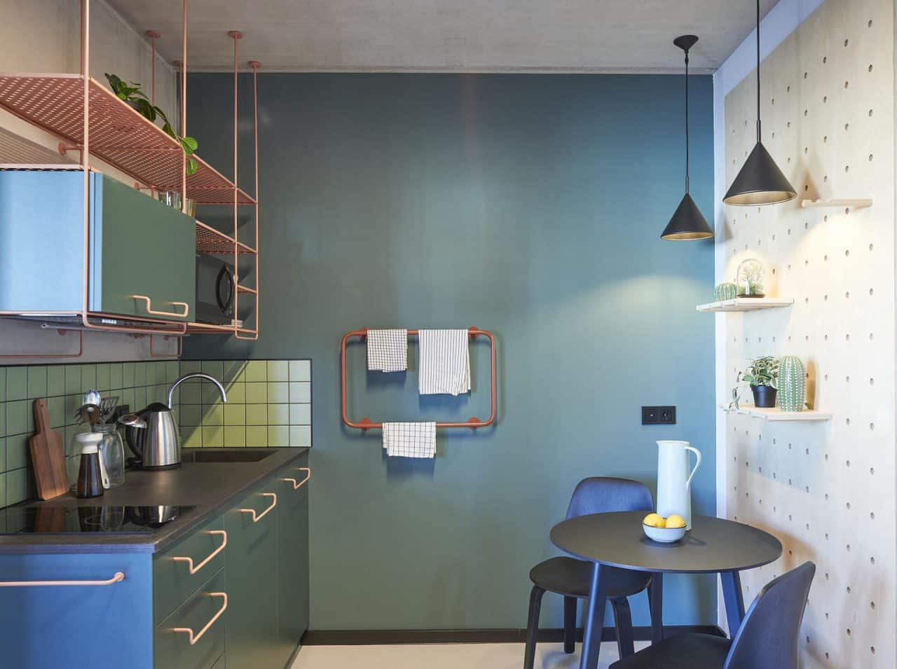 Kitchen in a Basecamp Gottingen student apartment